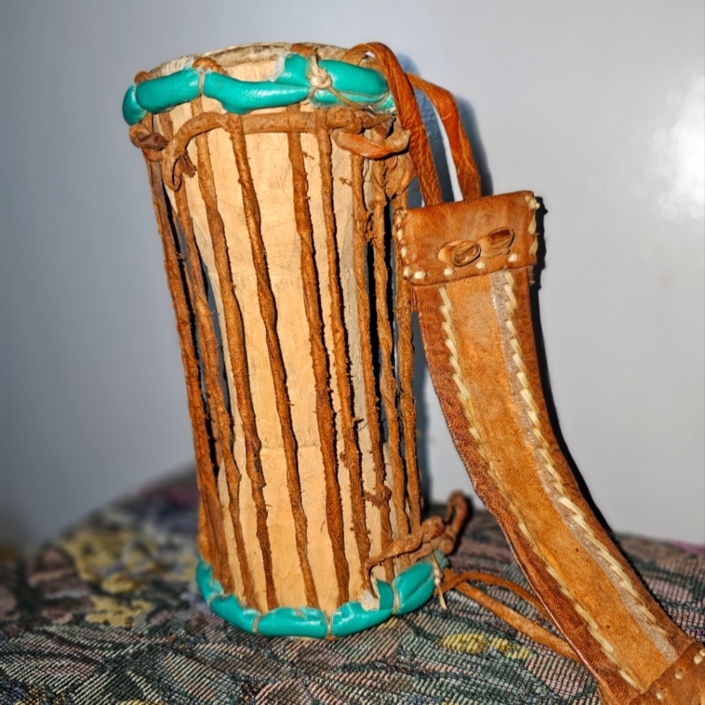 Handmade talking drum